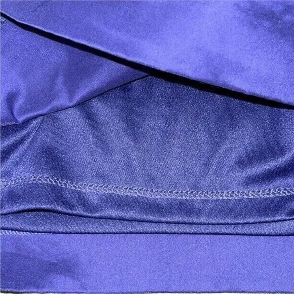 NEW! Ivy & Blu Maggy Royal Blue Peplum Boutique Starry Night Dress Size 4 - Picture 10 of 12